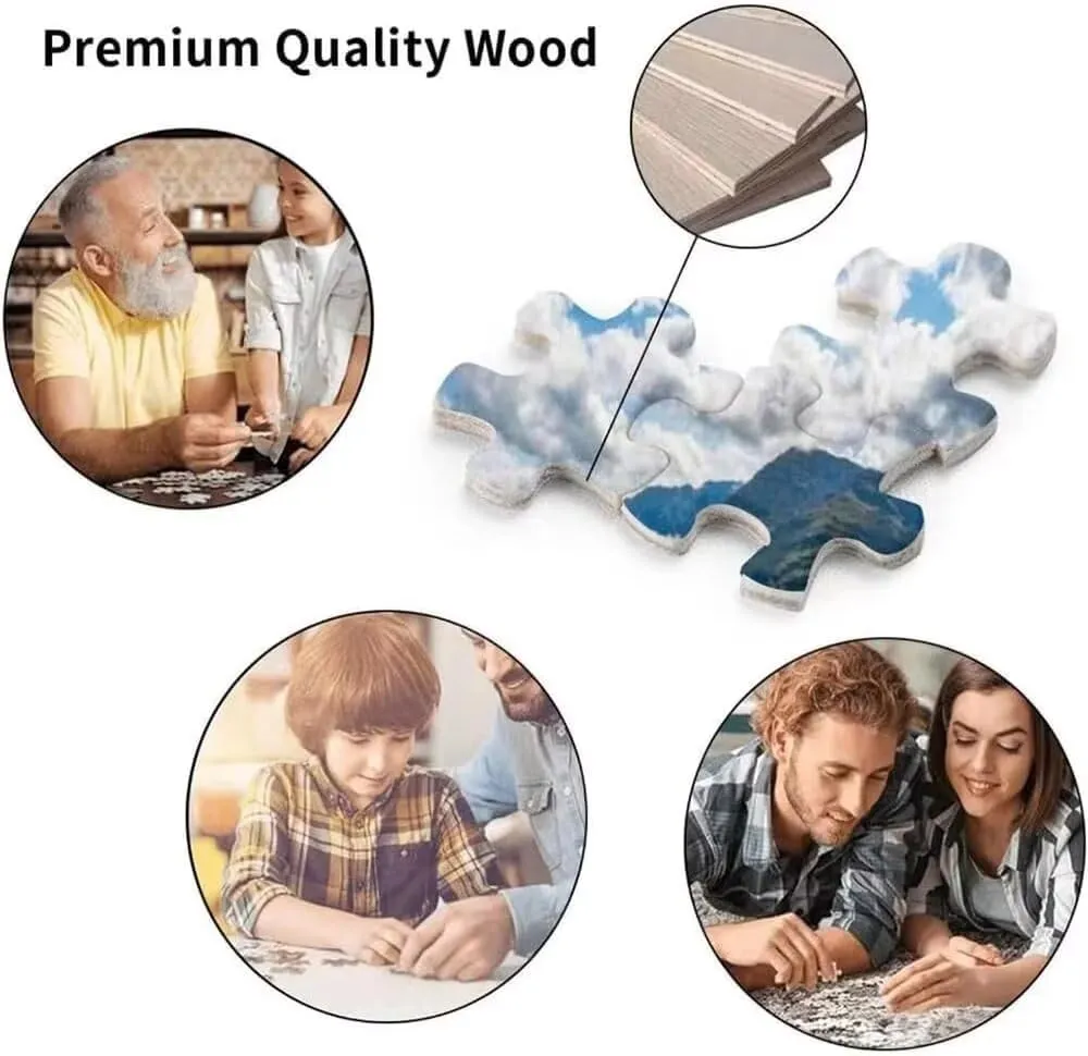 1000 Piece Jigsaw Puzzle for Adults Fluffy Puppy Teddy Bears Challenging and Cute Cozy Puzzle Game for Families Children Wall Decor Gift Family Game Night Fun