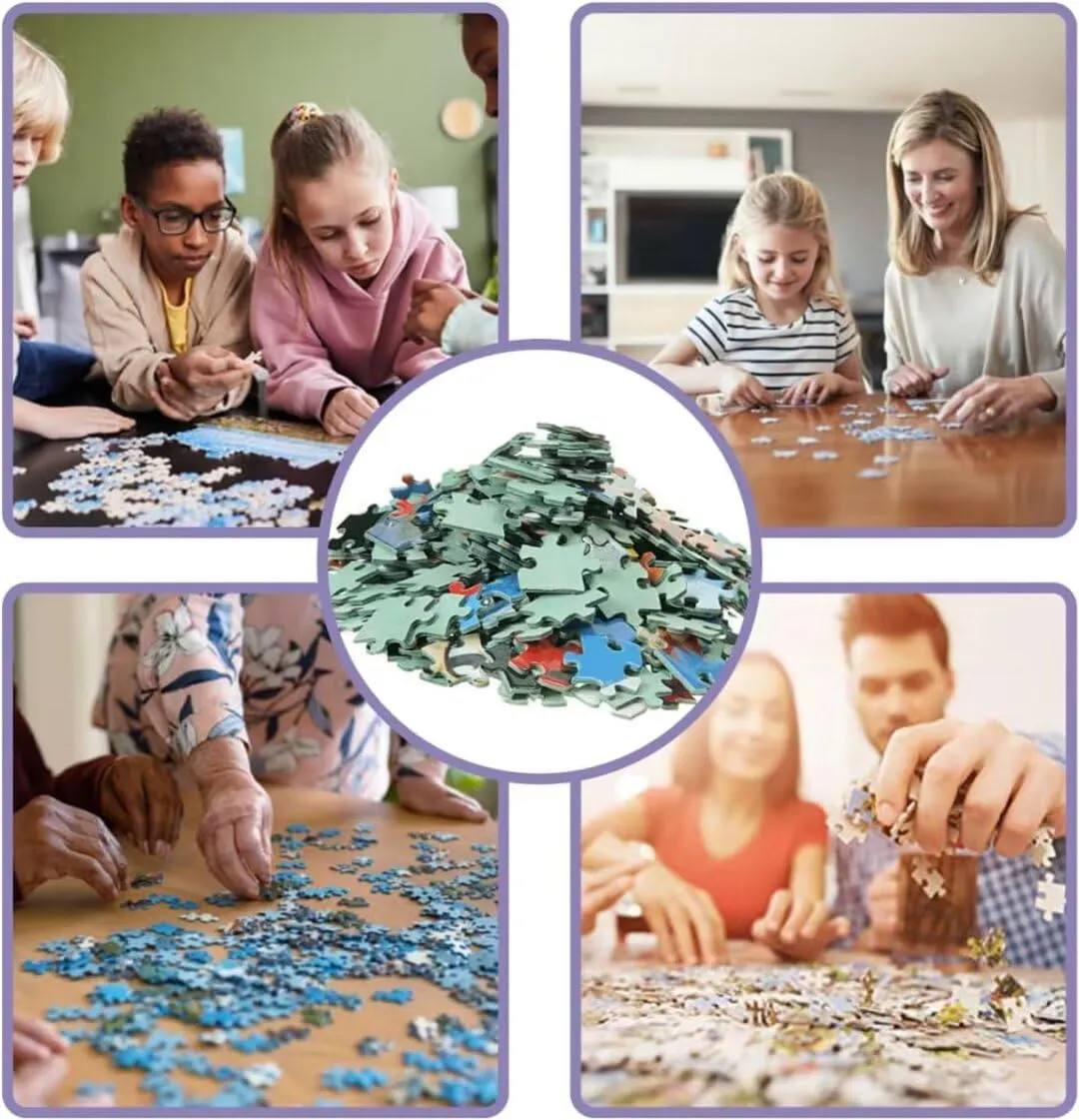 1000 Piece Jigsaw Puzzle for Adults Fluffy Puppy Teddy Bears Challenging and Cute Cozy Puzzle Game for Families Children Wall Decor Gift Family Game Night Fun