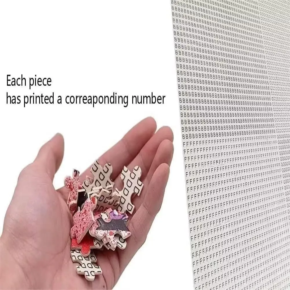1000 Piece Jigsaw Puzzle for Adults Fluffy Puppy Teddy Bears Challenging and Cute Cozy Puzzle Game for Families Children Wall Decor Gift Family Game Night Fun