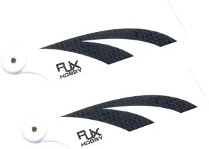 105mm Carbon Tail Blades White Black for 700 RC Helicopter Hobby Upgrade Spart Propeller Parts