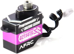 11G Programmable Micro Super Mute Metal Steering Servo for Mini Z 1/28 1/24 RC Car RC Fixed-Wing Airplane Aircraft, Robot, RC Helicopter (ZH1.5 Plug, Purple)