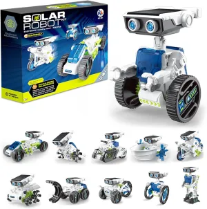 12-in-1 Solar Robot Kit for Kids 8-12, STEM Projects for Kids，DIY Building Toy Set & Science Kits for Kids Age 8-12 Boys & Girls Birthday