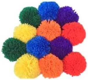 12-Pack 3.5" Yarn Balls / Soft Fleece Balls