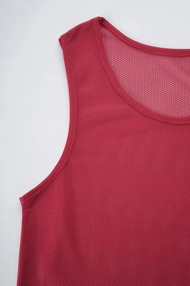 12 Pack（1-12） Numbered Pinnies/Scrimmage Vest/Team Practice Jerseys for Basketball, Soccer, Football