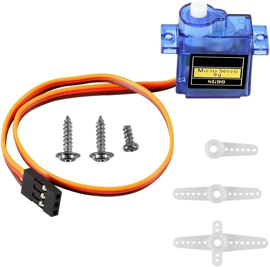 12PCS SG90 Micro Servo Motor, Dorhea Mini Servo SG90 9g Servo Kit for RC Helicopter Airplane Car Boat Robot Arm/Hand/Walking/Servo Door Lock Control