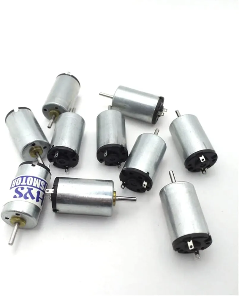 14pcs 1220 DC Small Motor 1.5V-3V 9500rpm High Speed PWM Reversed DC3V Electric DIY Fan Toy Cars Smart Model Engine