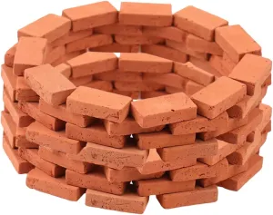 150Pcs Simulation Brick Miniature Building Blocks for DIY Sand Table Fake Bricks for Landscaping and Garden Decor for Model Making and Creative Projects