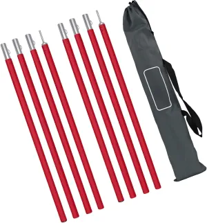 1Set Light Weight Tarps Poles Versatiles Hiking Equipment Backpacking Tent Supply for Camping Tarps and Awnings