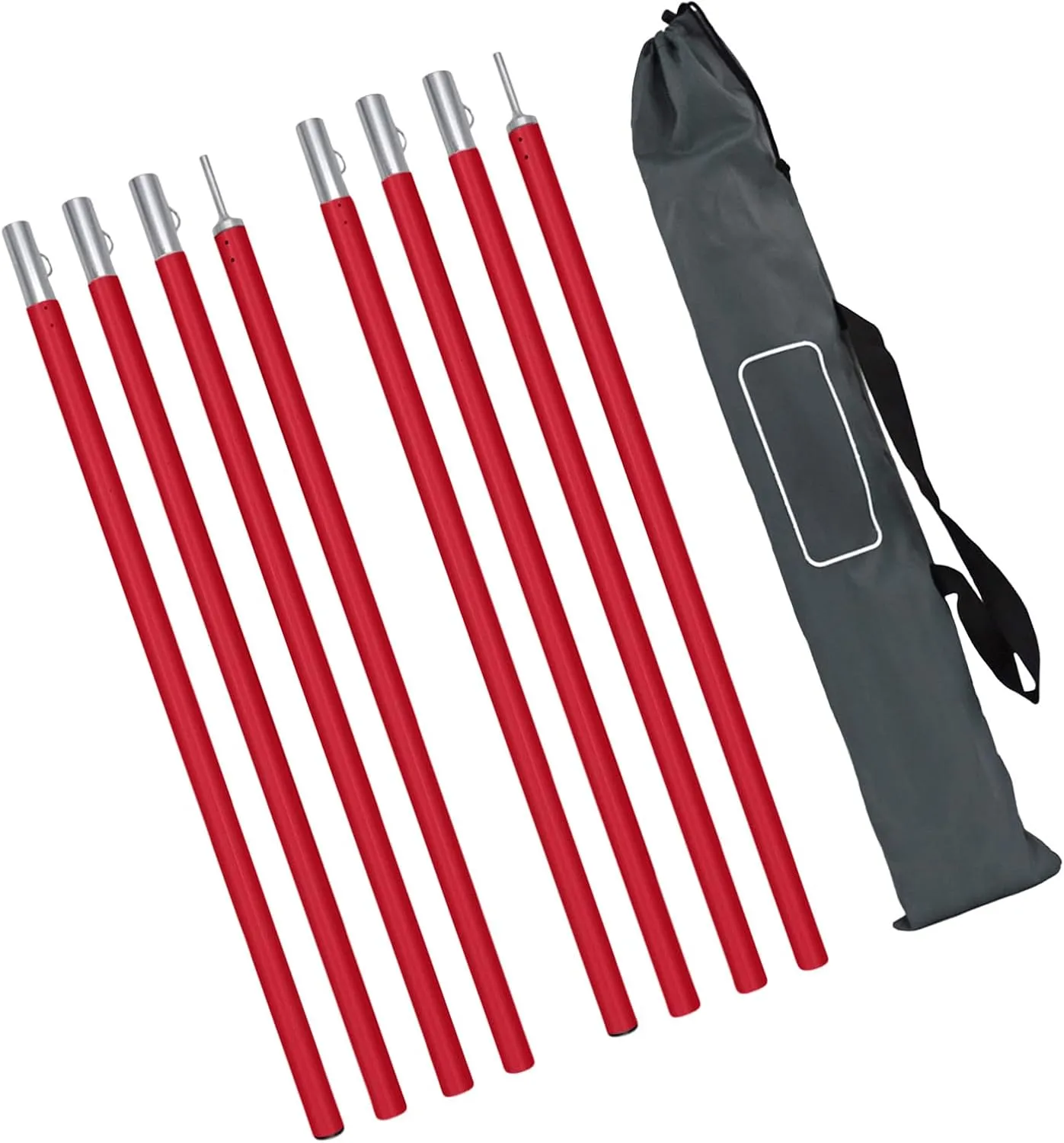 1Set Light Weight Tarps Poles Versatiles Hiking Equipment Backpacking Tent Supply for Camping Tarps and Awnings
