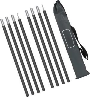 1Set Light Weight Tarps Poles Versatiles Hiking Equipment Backpacking Tent Supply for Camping Tarps and Awnings