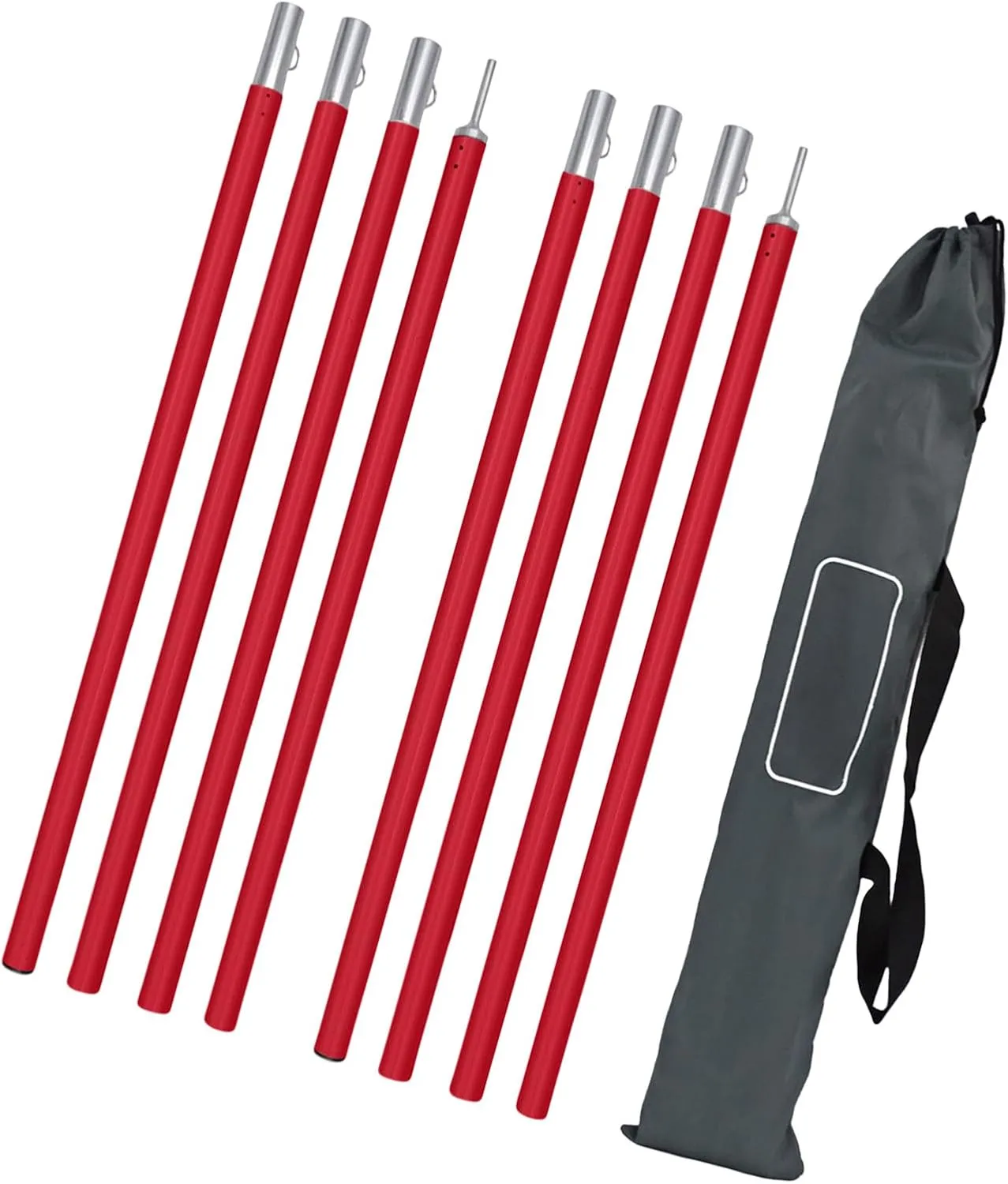 1Set Light Weight Tarps Poles Versatiles Hiking Equipment Backpacking Tent Supply for Camping Tarps and Awnings
