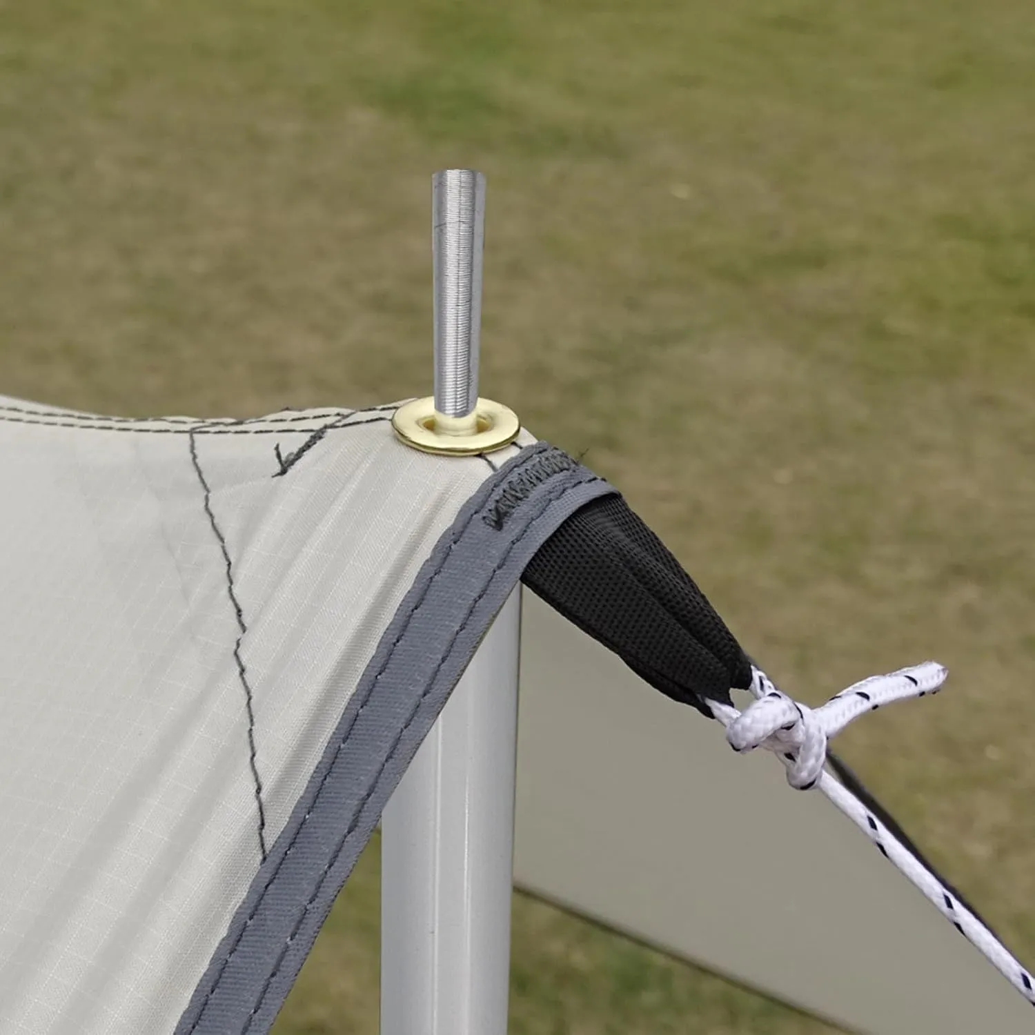 1Set Portables Awnings Poles Easyly Install Tarpaulin Poles Corrosions Resistant Tent For Outdoor Use
