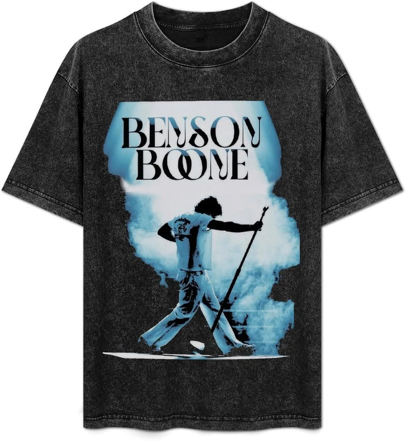 2025 American Heart Tour Men's T Shirt Vintage Washed Round Neck Retro Short Sleeve Shirt for Mens