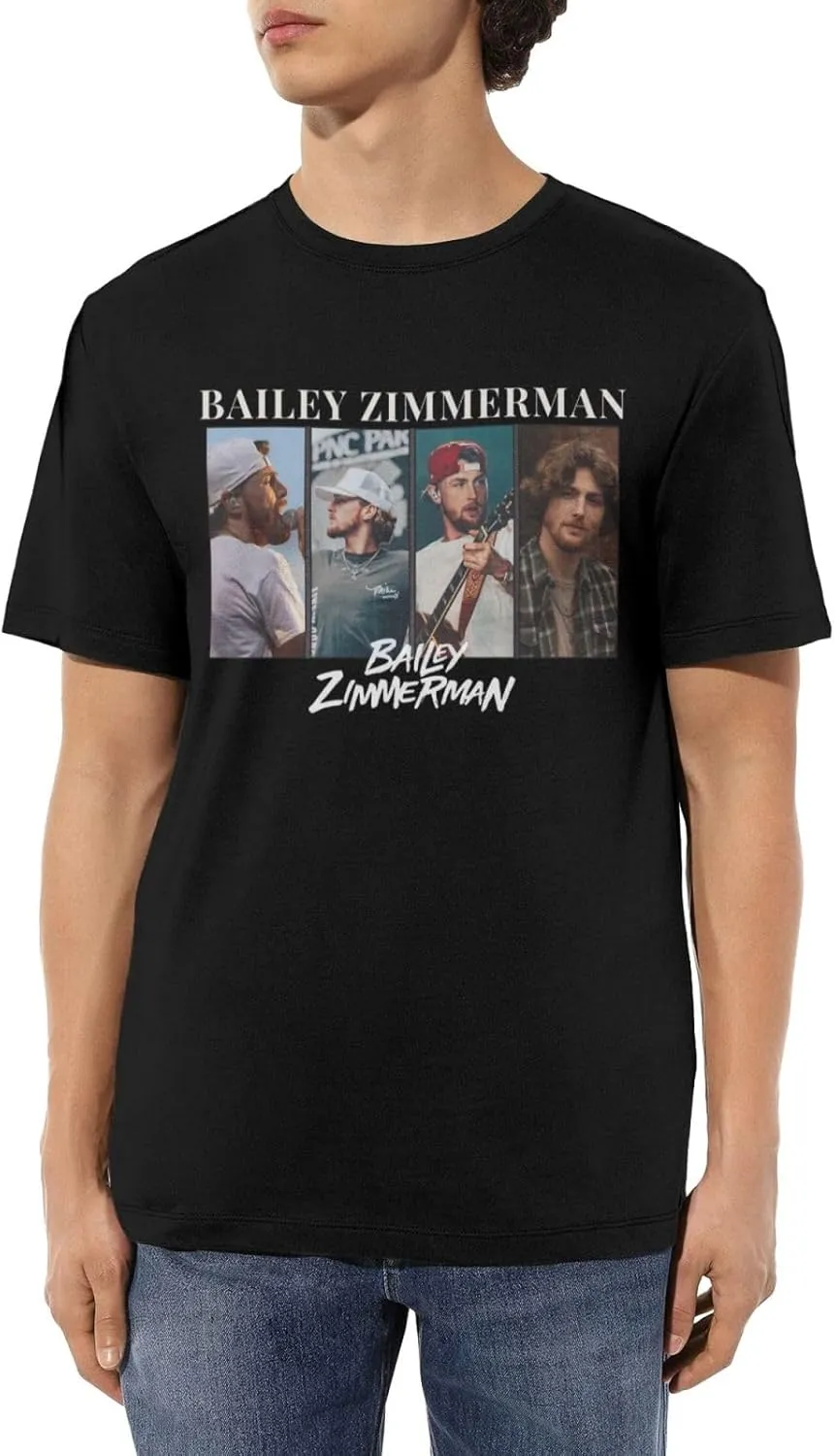 2025 Music Tour T-Shirt Men Comfortableavant Cotton Tops Black