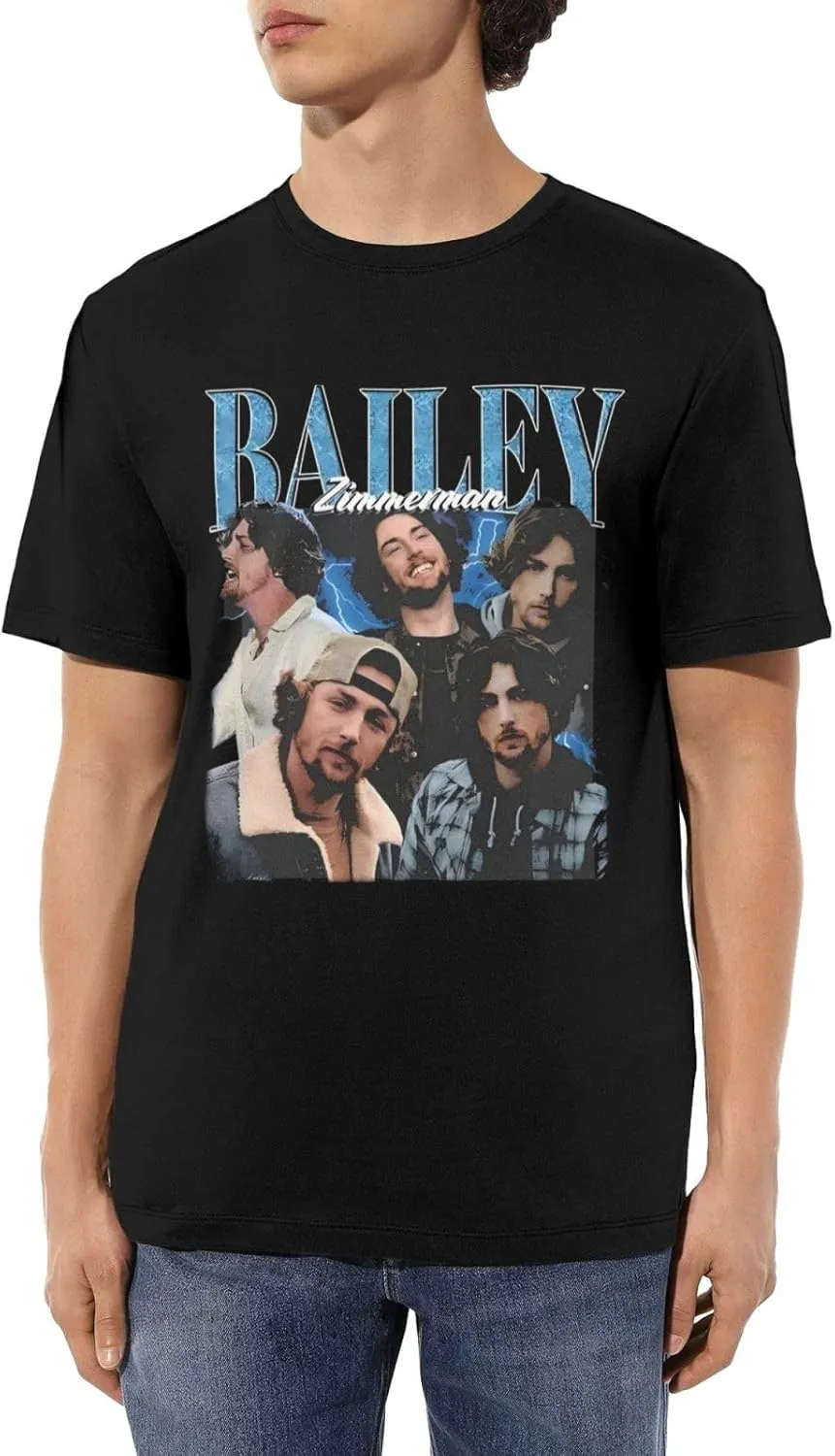 2025 Music Tour T-Shirt Men Comfortableavant Cotton Tops Black