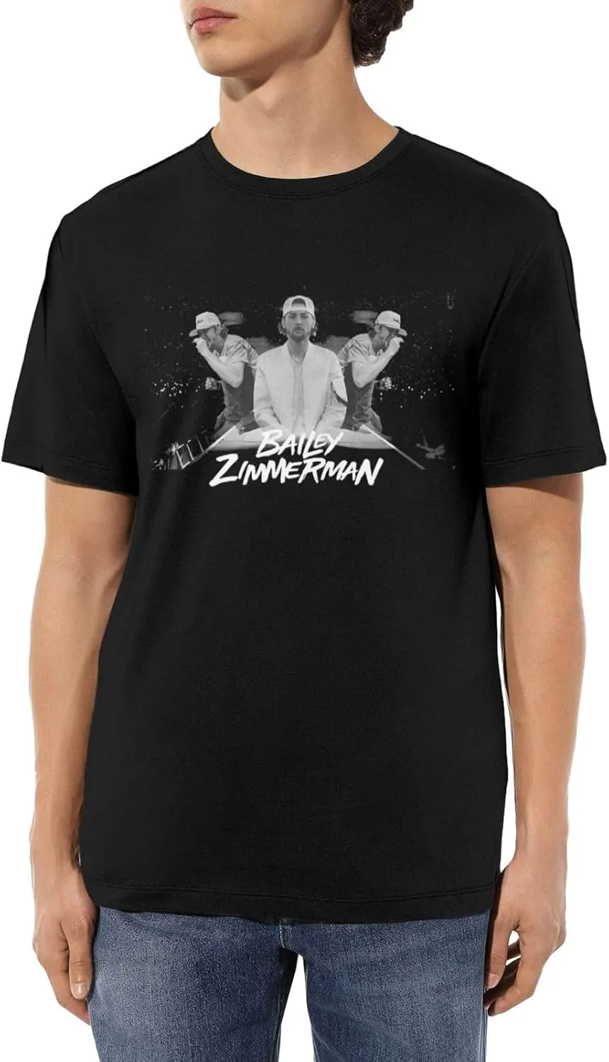 2025 Music Tour T-Shirt Men Comfortableavant Cotton Tops Black