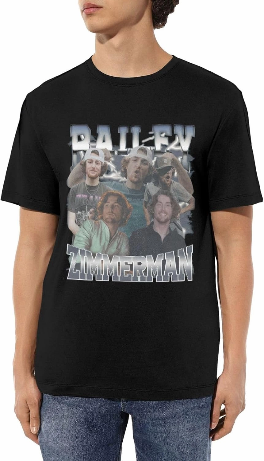 2025 Music Tour T-Shirt Men Comfortableavant Cotton Tops Black