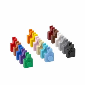 20Pcs Moc Parts 61252 Plate Special 1 X 1 with Clip 6019 Compatible Bricks DIY Assmble Building Blocks Particle Brain Ioy