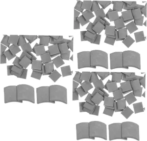 210pcs Miniature Roof Tiles Model for Table Scenery Mini Garden Accessories for Landscape Realistic Simulation Roof Tiles for Dollhouse and Architectural Models
