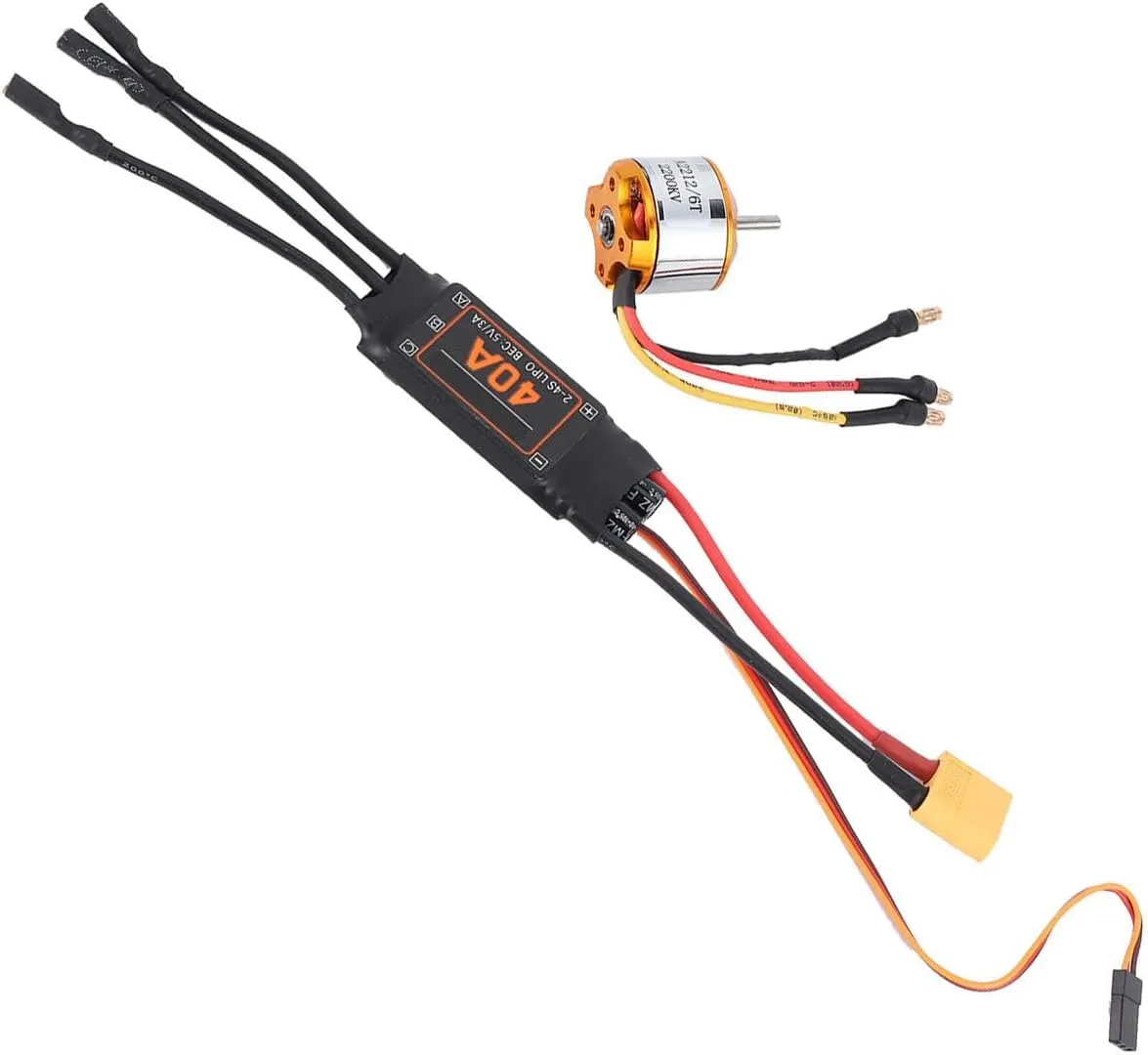 2212 KV2200 Motor 40A Brushless ESC XT60 RC Motor ESC Set Drone Helicopter FPV