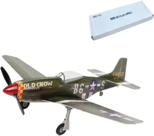 2.4G RC Airplane Remote Control Helicopter, P-51 Mustang Mini Five-Channel Multi-Protocol Fixed-Wing Airplane Model with Motor for Beginners (Kit All Version/Stand-Alone), Medium