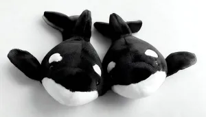 2PCS Premium Orca Stuffed Animal - 11.8 Inches Orca Whale Plush for Kids, Plush Toy Killer Whale Shark Stuffed Animal Gifts for Babies, Toddlers