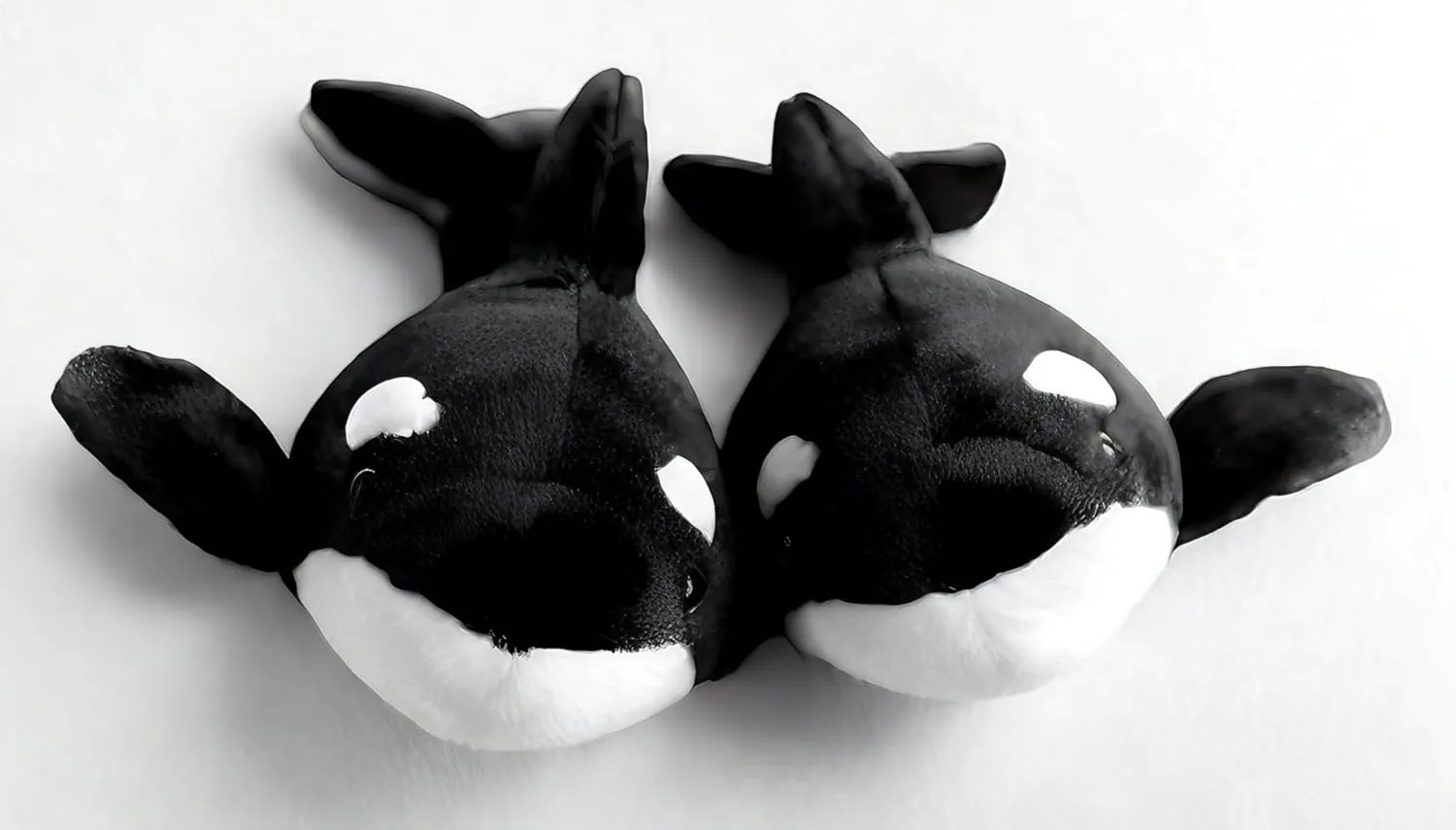 2PCS Premium Orca Stuffed Animal - 11.8 Inches Orca Whale Plush for Kids, Plush Toy Killer Whale Shark Stuffed Animal Gifts for Babies, Toddlers