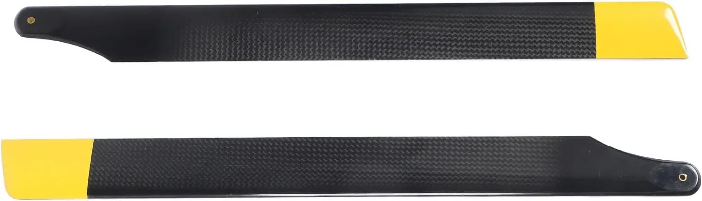 2PCS Remote Control Helicopter Blades, RC Helicopter Main Rotor Blade Parts with Low Noise for Flywing UH1