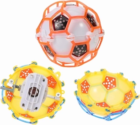 2pcs Jumping Toy for Boy Girl No Battery Needed Eye-catching Football Flashing Lights for and Party Favors