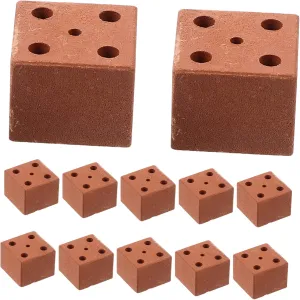 2sets Miniature Wall Brick Micro Landscape Decorations Building Toys 20pcs*2