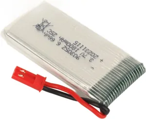 3.7V 1800mAh 25C Lithium Battery,RC Quadcopter Drone Helicopter 903052 Lithium Battery with JST Red Plug for X5SW RC Quadcopter Drone Helicopter