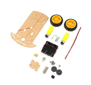 3D Printer Parts & Accessories - New Motor Smart Robot Car Chassis Kit Speed Encoder Battery Box 2WD for - (Color: Transparent)