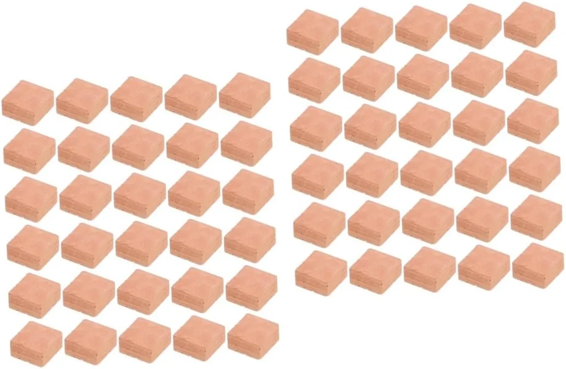 3sets Miniature Brick Models Simulation Building Brick for Table Miniature House Projects for Model Train Layouts Architectural Displays 40pcs*3