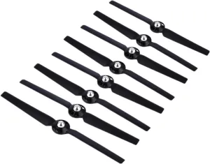 4 Pairs Propellers Rotor Blade Sets A & B for YUNEEC Q500 Q500M Q500  Q500 4K Typhoon G RC Air Force Airplane Helicopter Propeller Quadcopter Drone(Black)