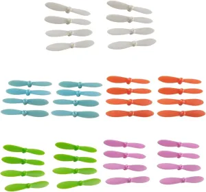 40Pcs Propeller Set Airscrew Replacement for Cheerson CX 10 Mini Drone Quadcopter Helicopter RC Accessories Multicolor 5 Color