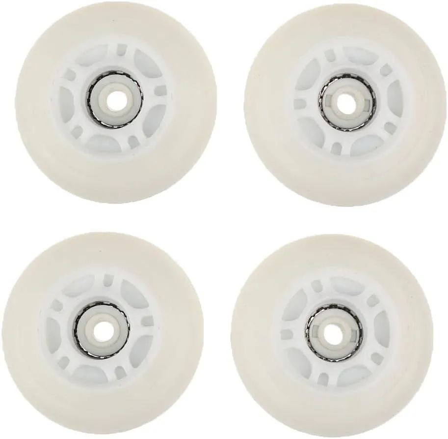 4pcs Flashing PU Wheels for Children Inline Skating - Faster, Safer, 72mm 76mm 80mm - Roller Skates Parts Set