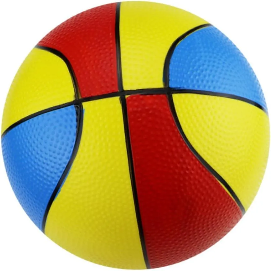 4pcs Inflatable Boy Girl Basketball PVC Beach Toy for Indoor and Outdoor Fun for Throwing Catching Kicking Activities
