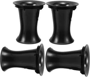 4pcs Reflex Vent Tubes for Subwoofer Repair Durable Speaker Ports for DIY Sound Box Easy Installation for Enhanced Sound Clarity