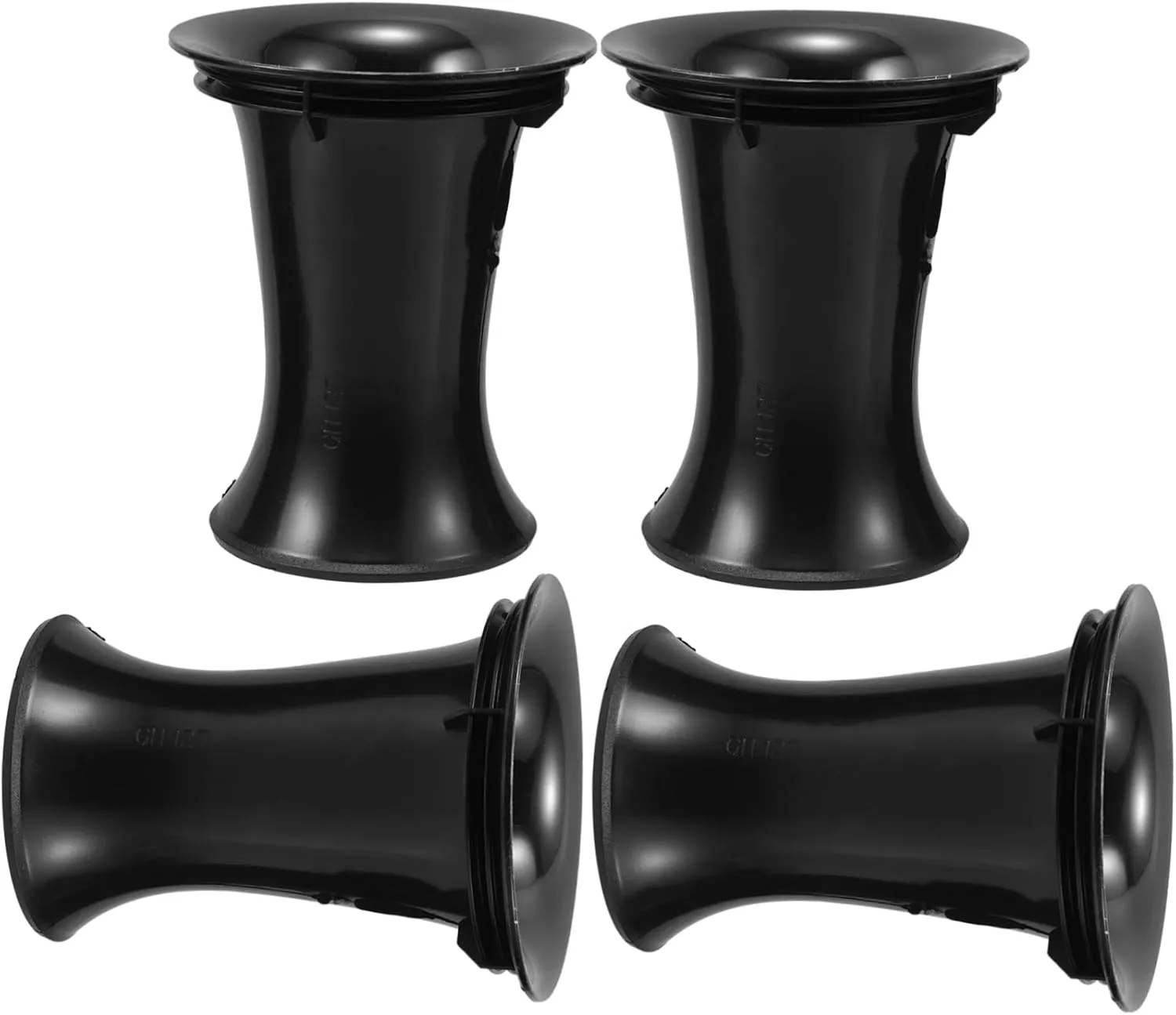 4pcs Reflex Vent Tubes for Subwoofer Repair Durable Speaker Ports for DIY Sound Box Easy Installation for Enhanced Sound Clarity