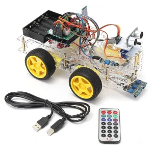 4WD Smart Car Robot Learning Starter Kit for arduino Programmable Robot DIY