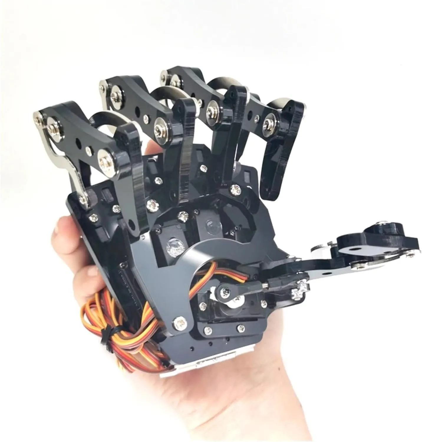 5 Dof Robot Hand with Servo, Left/Right Bionic Palm, Assembled Gripper for Programmable Robot(Right Hand)