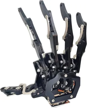 5 Dof Robot Hand with Servo, Left/Right Bionic Palm, Assembled Gripper for Programmable Robot(Right Hand)
