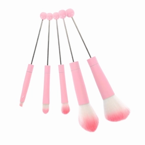 5pc Makeup Brush Set Kit for Face Conceal Contour Eyebrow Ergonomic Design Beauty Tools