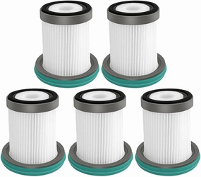 5PCS Replacement for Puppyoo Cyclone Cordless Vacuum Cleaner Home Handheld Stick T11 / T11 Pro Washable Hepa Filter Set Parts