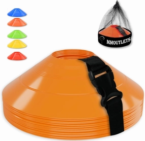 60/40/20 Pack, Pro-Grade Soccer Training Cones Set, Durable Agility Soccer Cones with Carry Bag & Strap Holder Ideal for Sports Training, Football, Soccer, Basketball- Trusted by Coaches & Athletes