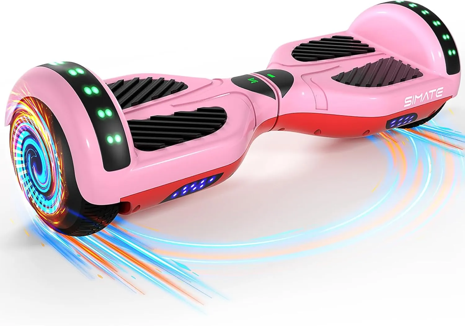 6.5" Scooter, Self Balancing E-Scooters with Bluetooth and LED Light, Top 7.5mph & 8.5 Miles Range Power by Dual 250W Motor, Gifts for Kids Adults Boys, for All Ages