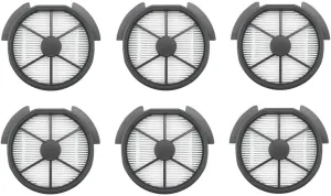 6PCS Replacement for Puppyoo T12 Plus Cordless Vacuum Cleaner Replacement Spare Parts Front Rear Hepa Filter