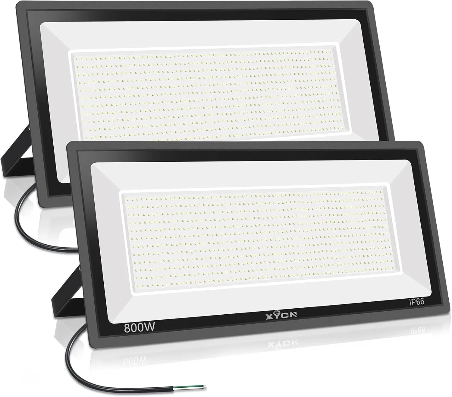 800W 2pack LED Flood Lights,3700 watt Equivalent 89500LM Super Bright Outdoor LED Arena Lights 100-277V IP65 Waterproof 5000K Daylight Commercial Lighting for Stadium,Backyard, Parking lot etc
