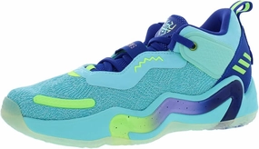 adidas D.O.N Issue 3 GCA Unisex Shoes Size 13.5, Color: Pulse Aqua/Bold Blue/Bright Cyan