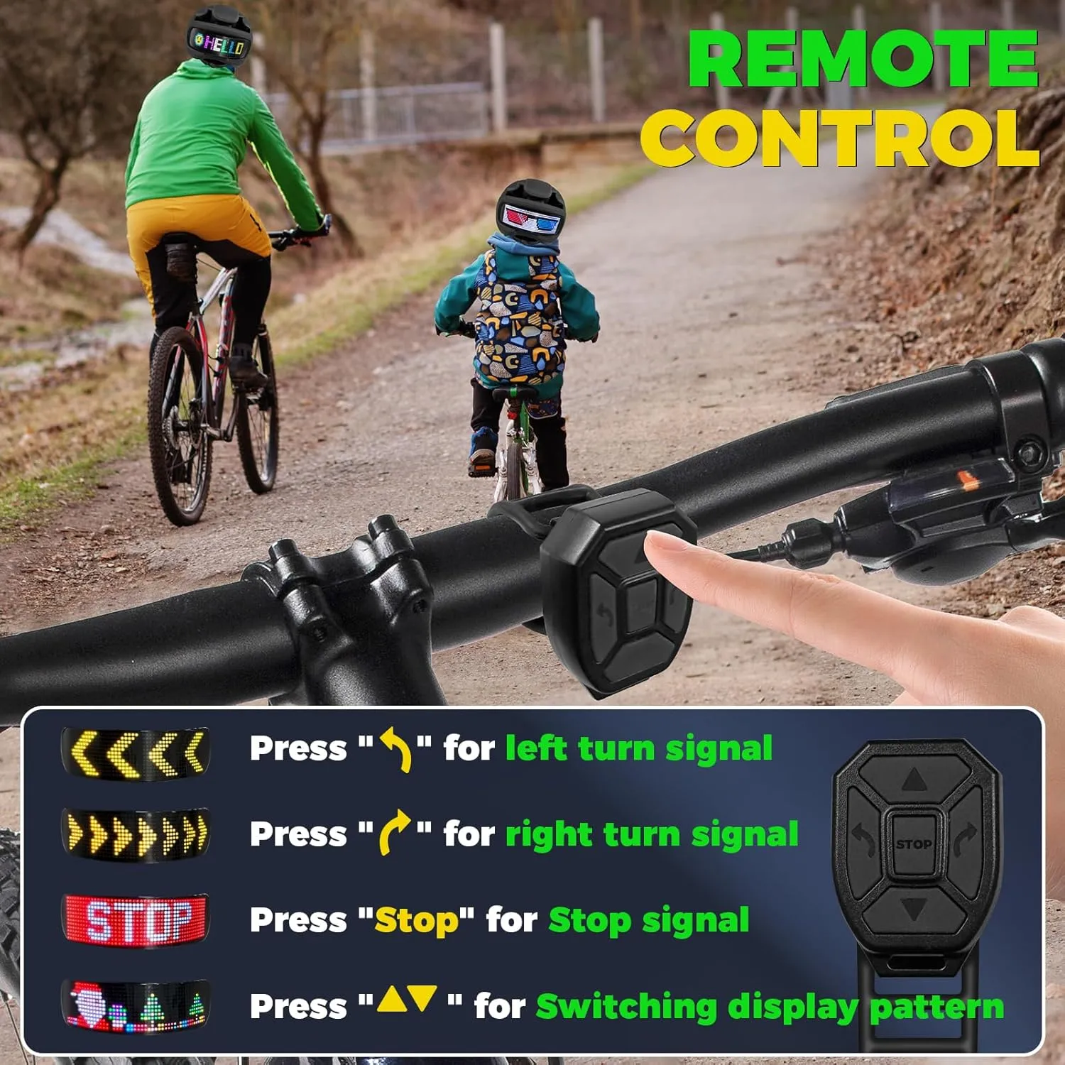 Adult Bike Helmet Smart Bike Helmet with LED Lights Bicycle Helmets for Men Women LED Cycling Helmet with APP and Remote Control for Commmuting Road Biking Skating, Bike Accessories (Fits 58-61cm)